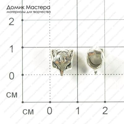 Bu-Met-000139 - бусина, 9х10мм