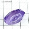 K-Bus-000715 - агат тонированный с жеодой, бусина, 27х15х12мм