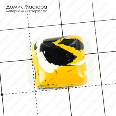 K-K-001560 - ювелирный пластик, кабошон, 16х5мм