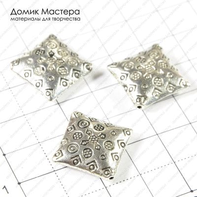 Bu-Met-000137 - бусина, 17мм