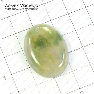 K-K-000535 - агат индийский, кабошон, 29х21х6мм