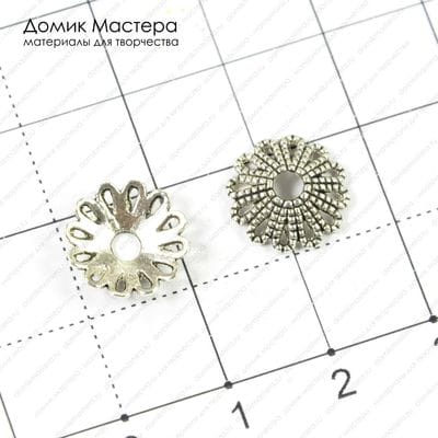 F-Shap-000023 - шапочка для бусин, 11мм