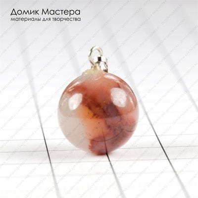 K-Kul-000708 - агат, подвеска, 14мм, натуральный камень