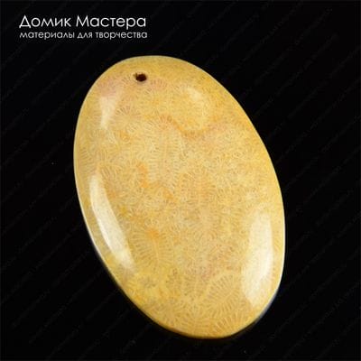 K-Kul-000633 - коралл, подвеска, Индонезия, 45х30х6мм