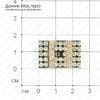 F-Zam-000047 - замочек для шнура 2х14мм, магнитный, стразы, 25х16мм