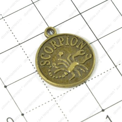 F-Pod-b-000003 - подвеска, scorpion, 20х17мм