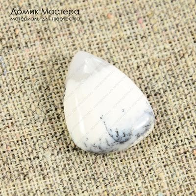 K-K-000578 - агат (опал) моховой. кабошон, 25х19х4мм