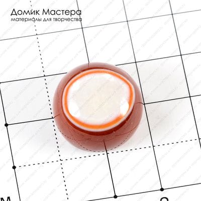 K-K-001277 - агат "око", кабошон, 20х11мм