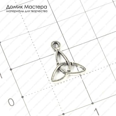 F-Pod-s-000334 - подвеска, под серебро, 14х12мм