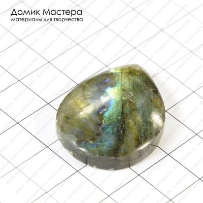 K-Kul-000288 - спектролит, подвеска, 34х24х6мм