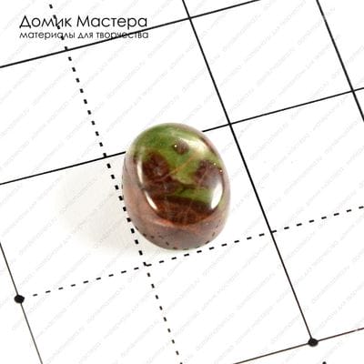 K-K-001161 - яшма, кабошон, 10х8х5 мм