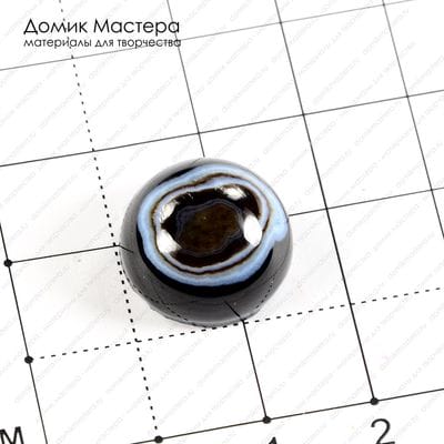 K-K-001193 - агат, кабошон, 16х9мм