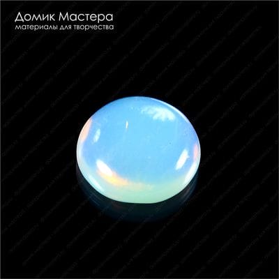 K-K-001263 - опалитовое стекло, кабошон, 16х5мм
