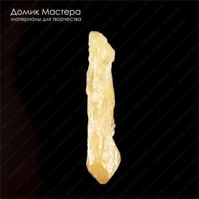 K-Kul-000645 - кристалл кварца, титановое покрытие, подвеска, 42х8мм