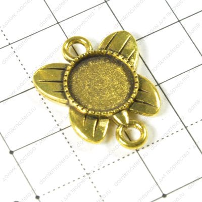 F-Kon-000049 - коннектор, бабочка, рамка 12мм, 25х21мм