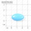 K-K-000360 - кабошон, ювелирный пластик, 24х14мм