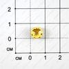 Bu-Met-000020 - Бусина - стразы зеленые - под золото, 8мм