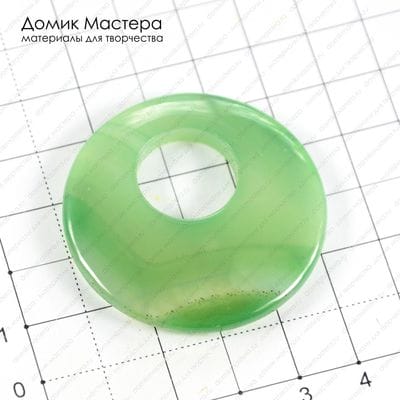 K-Kul-000450 - агат, подвеска, тонирован, 43х5мм