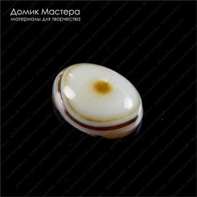 K-K-001457 - агат, око, кабошон, натуральный камень, 18х13х7мм