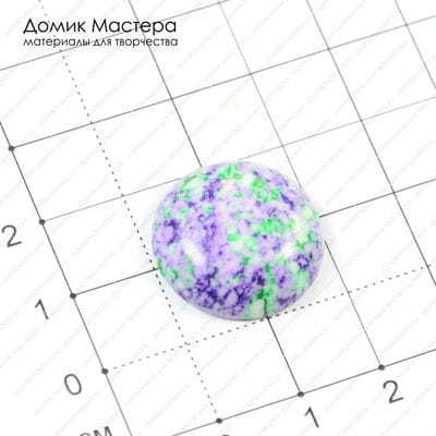 K-K-000322 - кабошон, ювелирный пластик, 20мм