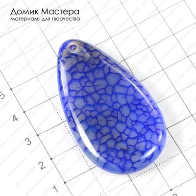 K-Kul-000421 - агат, тонирован, 54х30х6мм