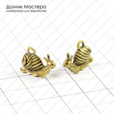 F-Pod-b-000127 - подвеска, под бронзу, 17х13мм, двусторонняя