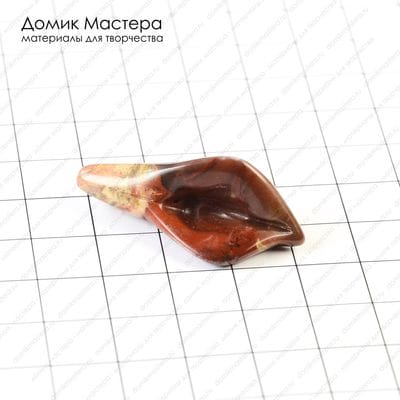 K-Bus-000607 - яшма, бусина-цветок, 36х16мм