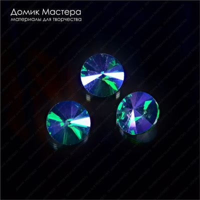 Dek-Str-000049 - кристалл риволи, стекло, 14х7мм