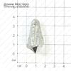 K-Kul-000474 - кристалл кварца, титановое напыление, 37х18х14мм