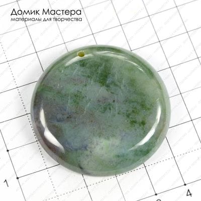 K-Kul-000457 - агат индийский, подвеска, 44х7мм