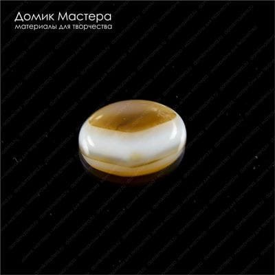 K-K-001456 - агат, кабошон, натуральный камень, 14х10х5мм