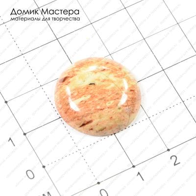 K-K-000359 - яшма, кабошон, 22х5мм