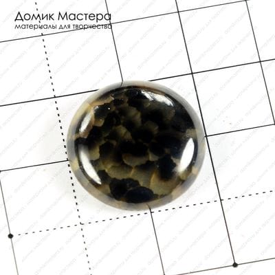 K-K-001224 - агат тонированный, кабошон, 20х4мм