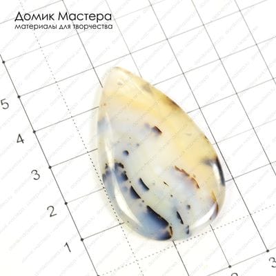 K-Kul-000462 - агат, подвеска, 47х28х5мм