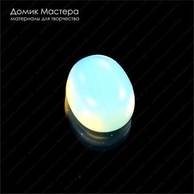 K-K-001089 - опалитовое стекло, кабошон, 10х8х6мм