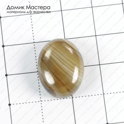 K-K-001316 - агат тонированный, кабошон, 20х15х6мм
