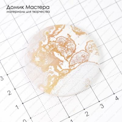 K-Kul-000395 - агат, кабошон, тонирован, поверхность матовая, 45х5мм