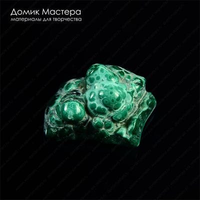 K-K-000639 - друза малахита, Заир, образец фриформ, размеры примерные: 30х28х15мм