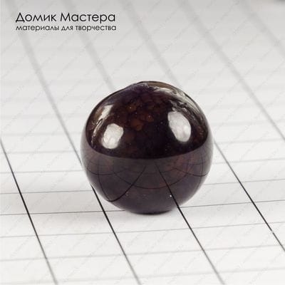K-Bus-000801 - агат, тонирован,  бусина, 17мм
