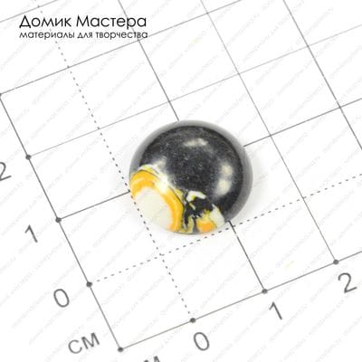 K-K-000521 - кабошон. ювелирный пластик, 16х5мм