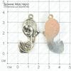 F-Pod-s-000287 - подвеска, под серебро, 37х21мм