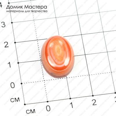 K-K-001081 - агат, кабошон, 20х15х8 мм