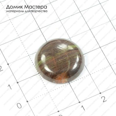 K-K-000289 - кабошон, яшма, 21х7мм