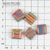 K-K-001306 - ювелирный пластик, комплект кабошонов, 16х16х6мм