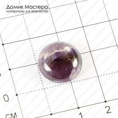 K-K-000991 - аметист, кабошон, 16х5мм