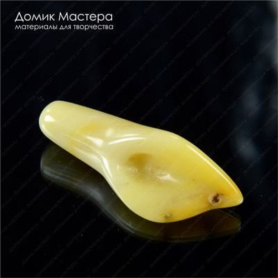 K-Bus-000741 - агат, резная бусина, 38х16хмм