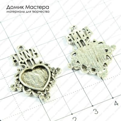 F-Pod-s-000258 - подвеска с площадкой, 33х25мм