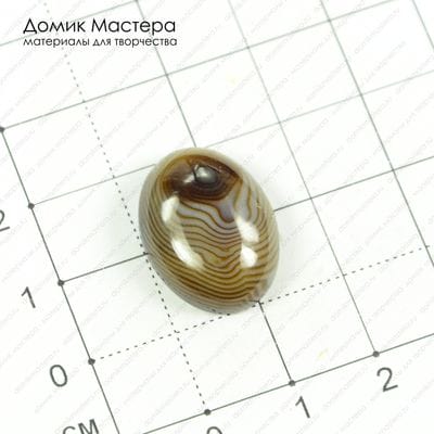 K-K-000553 - агат, око, кабошон, 20х15х6мм
