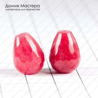K-Bus-000809 - кварц, тонирован, бусины, 16х12мм