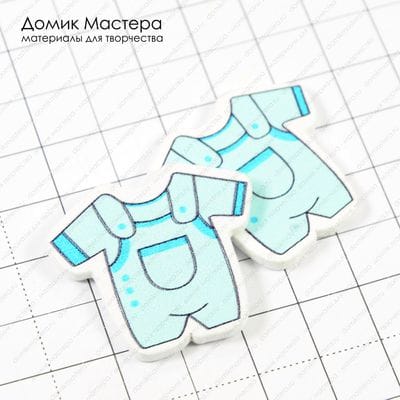 Dek-D-000004 - декоративный элемент, деревянный, 34х31мм